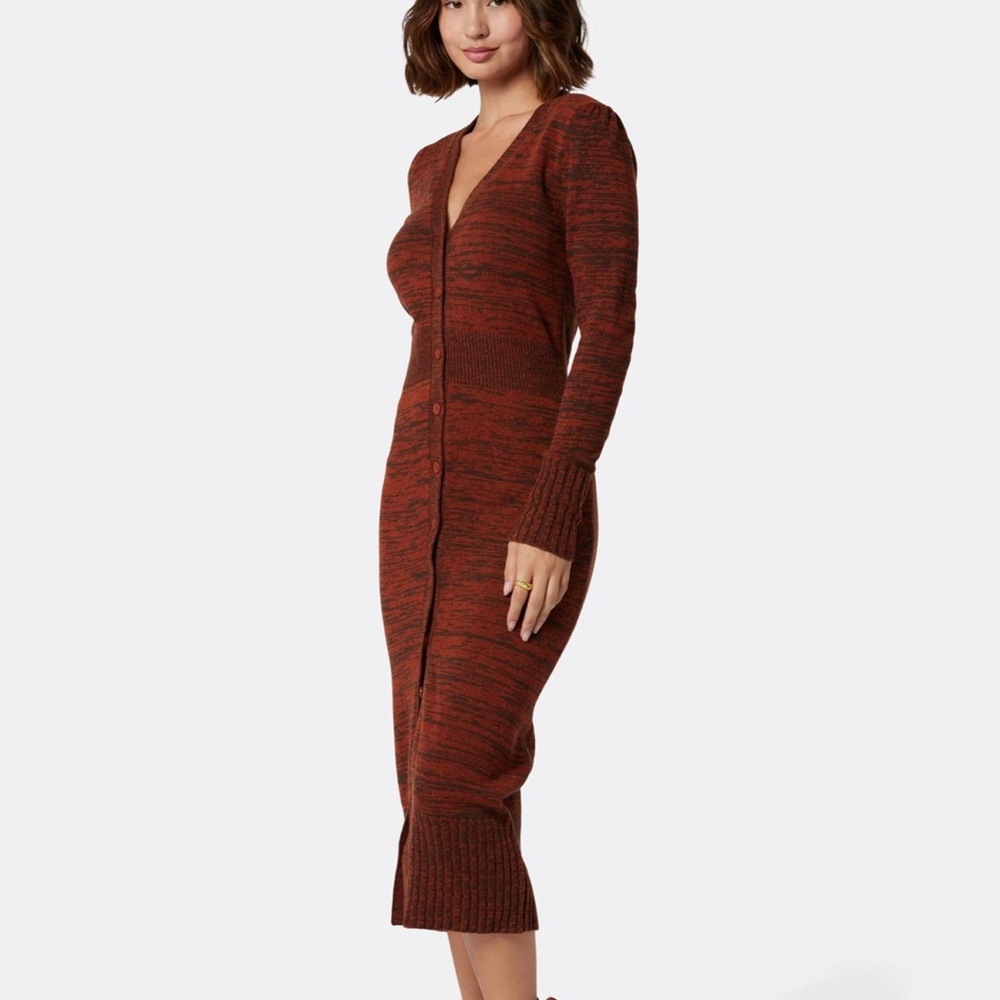 Joie Ebba Arabian Spice Sweater Wool Dress - Picture 2 of 7